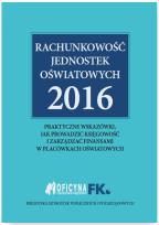 Okładka książki Rachunkowość jednostek oświatowych 2016