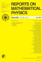Opakowanie Reports on Mathematical Physics 63/3 2009 Perg