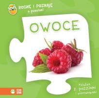 Okładka książki Rosnę i poznaję z puzzlami Owoce