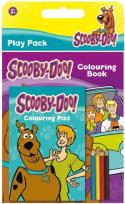 Okładka książki Scooby-Doo. Dwie kolorowanki z kredkami