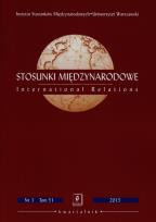 Opakowanie Stosunki Międzynarodowe Tom 51 3/2015