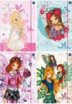 Opakowanie Teczka z gumką A4 Lux UV Winx (10szt)