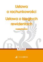 Okładka książki Ustawa o rachunkowości Ustawa o biegłych rewidentach