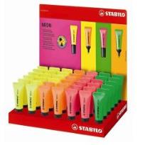 Opakowanie Zakreślacz Neon mix kolorów dsp (42szt) STABILO