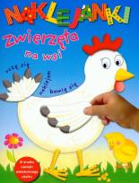 Okładka książki Zwierzęta na wsi. Naklejanki