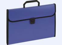 Opakowanie Aktówka z przekładkami 9112A niebieska z rączką Eagle