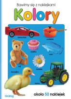 Okładka książki Bawimy się naklejkami. Kolory