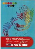 Opakowanie Blok techniczny A3/10K kolorowy GRAART