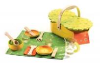 Opakowanie Drewniany kosz piknikowy