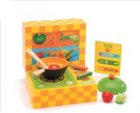 Opakowanie Drewniany wok z akcesoriami