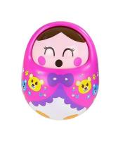 Opakowanie Duża kolorowa Wańka Wstańka lalka dzwoneczek różowa