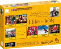 Okładka książki Edukacyjne memory  językowe I like lubię