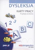 Okładka książki Eduterapeutica karty pracy Dysleksja