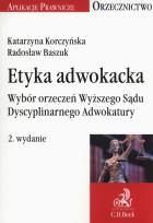 Okładka książki Etyka adwokacka