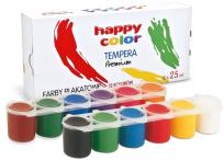 Opakowanie Farba plakatowa Tempera 12 kolorów HAPPY COLOR