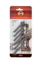 Opakowanie Grafit w sztyfcie 2B, 4B, 6B 7x7mm 6 sztuk
