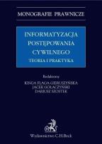 Opakowanie Informatyzacja postępowania cywilnego Teoria i praktyka