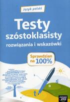 Okładka książki J.Polski Sprawdzian na 100% Testy szóstokl. NE