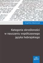 Okładka książki Kategoria określoności w nauczaniu współczesnego języka hebrajskiego