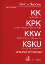 Okładka książki Kodeks karny Kodeks postępowania karnego Kodeks karny wykonawczy Koszty sądowe karne