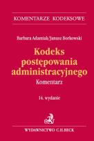 Okładka książki Kodeks postępowania administracyjnego Komentarz