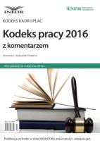 Opakowanie Kodeks pracy 2016 z komentarzem