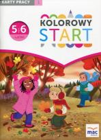 Okładka książki Kolorowy Start 5 i 6-latki Karty pracy Część 1