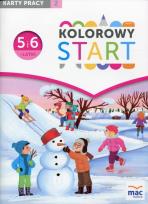 Okładka książki Kolorowy Start 5 i 6-latki Karty pracy Część 2
