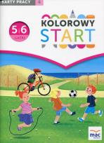 Okładka książki Kolorowy Start 5 i 6-latki Karty pracy Część 4