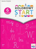 Okładka książki Kolorowy Start Sześciolatek Nauka pisania