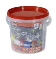 Opakowanie Kreda chodnikowa 16 kolorów w wiaderku