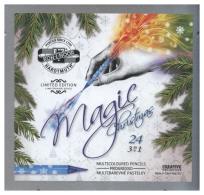 Opakowanie Kredki Progresso Magic 24 kolory w metalowej kasetce