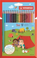 Opakowanie Kredki Trio cienkie 18 sztuk