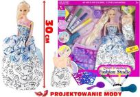 Opakowanie Lalka Fashion z długimi włosami Projektowanie mody