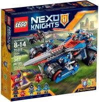 Okładka książki Lego Nexo Knights Pojazd Claya