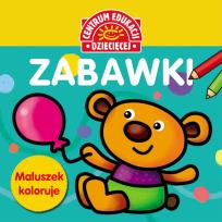 Okładka książki Maluszek koloruje Zabawki
