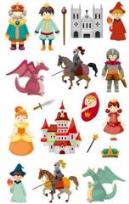 Opakowanie Naklejki 3D Rycerze MAILDOR