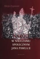 Okładka książki Naród w nauczaniu społecznym Jana Pawła II