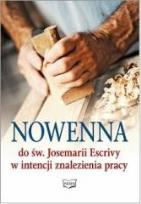 Okładka książki Nowenna do św. Josemarii Escrivy w int. zn. pracy