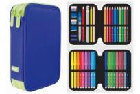 Opakowanie Piórnik 2 poz. z wyprawką Flash 5 zielony MILAN