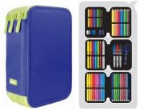 Opakowanie Piórnik 3 poz. z wyprawką Flash 5 zielony MILAN