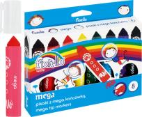 Opakowanie Pisaki Mega 8 kolorów