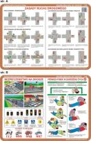 Okładka książki Podkładka edukacyjna. Bezpieczeństwo na drodze, pierwsza pom