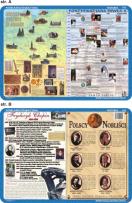 Okładka książki Podkładka edukacyjna Chopin, Polscy nobliści, skarby kultury