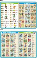 Okładka książki Podkładka edukacyjna. The alphabet, opposites, what are they