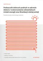 Okładka książki Podręcznik dobrych praktyk w zakresie doboru i wykorzystania odnawialnych źródeł energii
