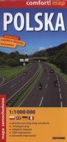 Opakowanie Polska mapa samochodowa 2016 1:1 000 000