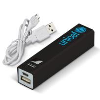 Opakowanie Przenośna Ładowarka USB Czarna