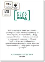 Okładka książki Przepisy 2016. Zbiór cywilny