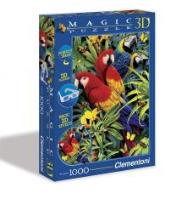 Opakowanie Puzzle 1000 Magic 3D Papugi